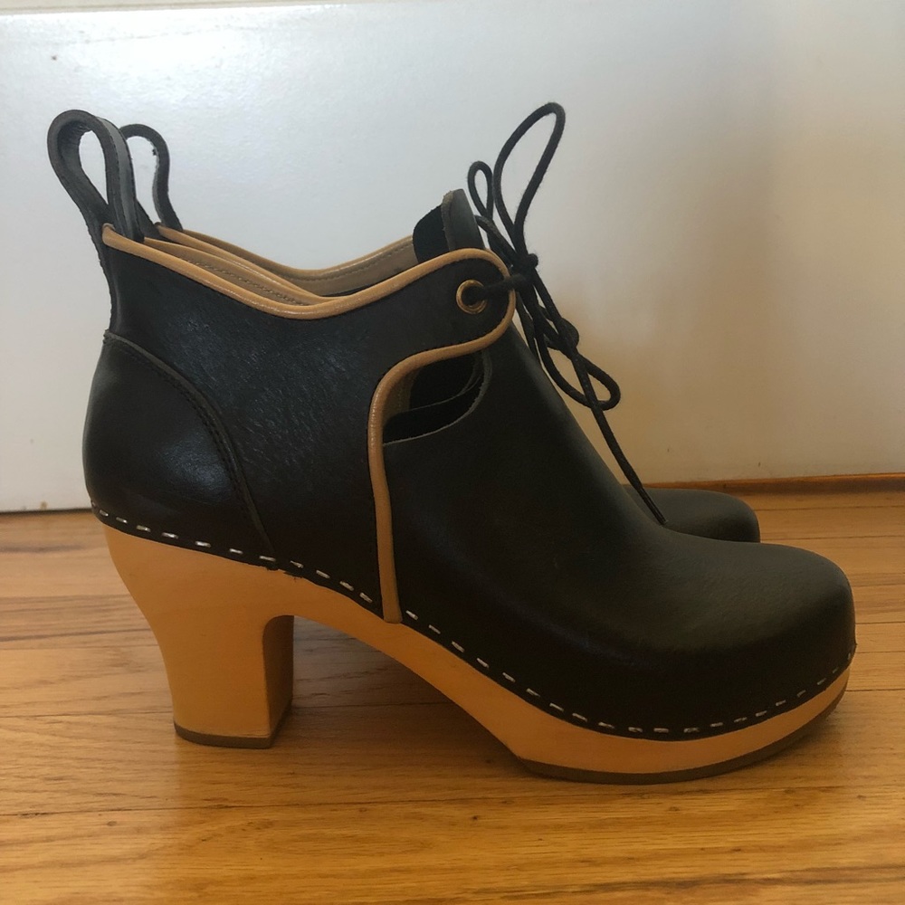 Swedish Hasbeen Toffel Ankle Boot Size 38